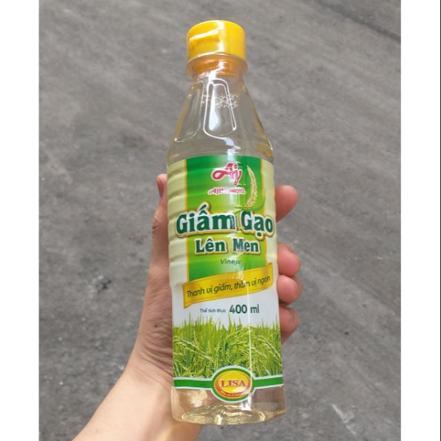 Dấm gạo lên men 400ml