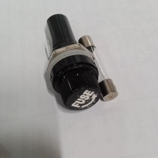 Vỏ cầu chì ống 10A 250v - tặng cầu chì thủy tinh