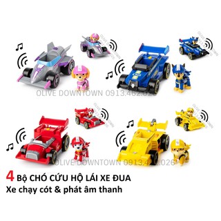 LẺ 1 BỘ LỚN - XE CHẠY TRỚN kèm Chó cứu hộ rời phim Những chú chó cứu hộ - Paw Patrol