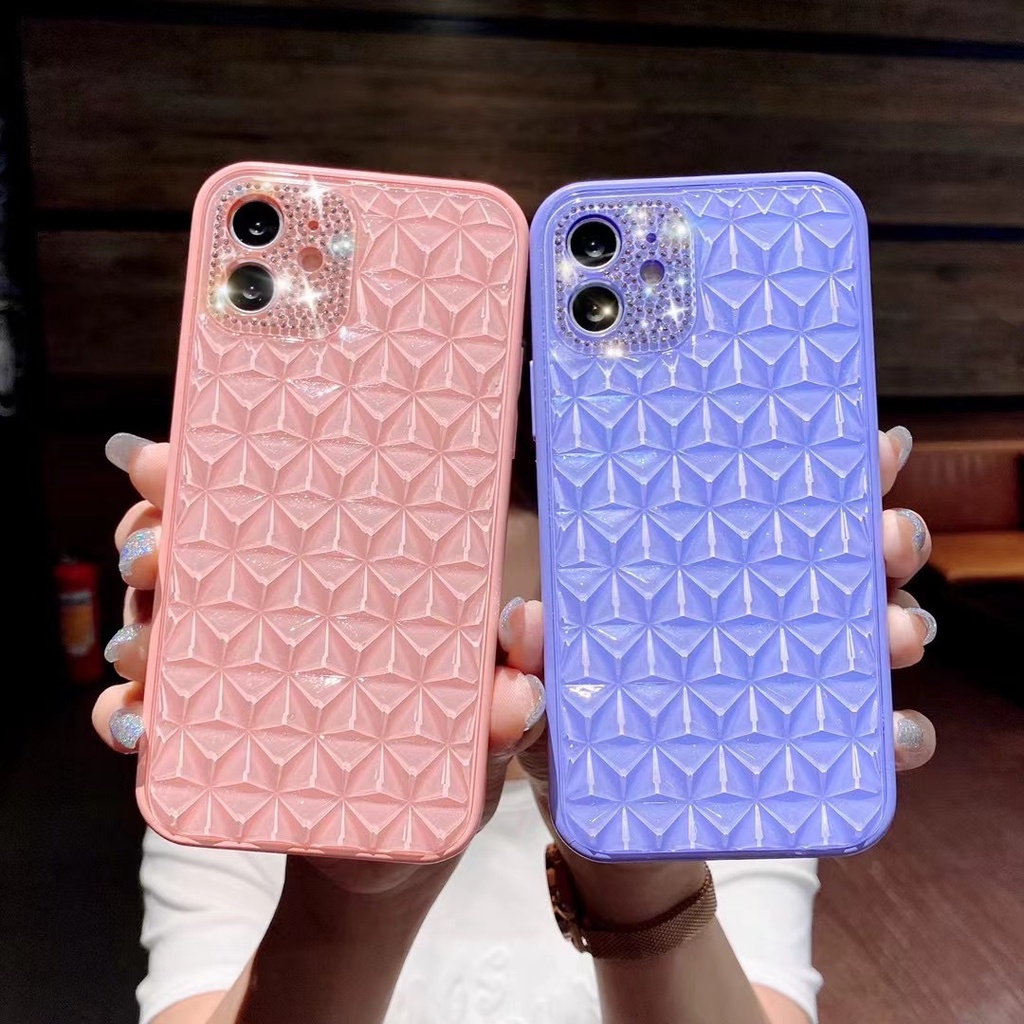 Ốp Điện Thoại Đính Đá Lấp Lánh Sang Trọng Cho iPhone 13 Pro Max 12 11 Pro Max