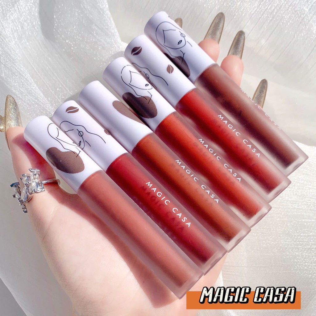 Son Sáp Tông Lì magic casa Dưỡng Ẩm Mượt Môi Chống Nước Lâu Trôi