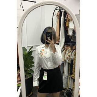 áo sơ mi hoa thêu 80k