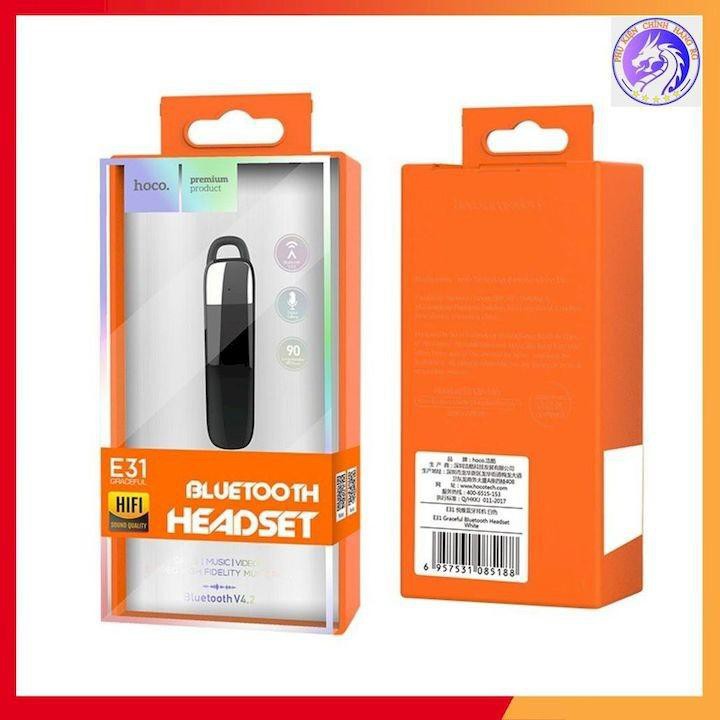 Tai nghe Bluetooth HOCO E31 (Tai nghe 1 bên, v4.2)
