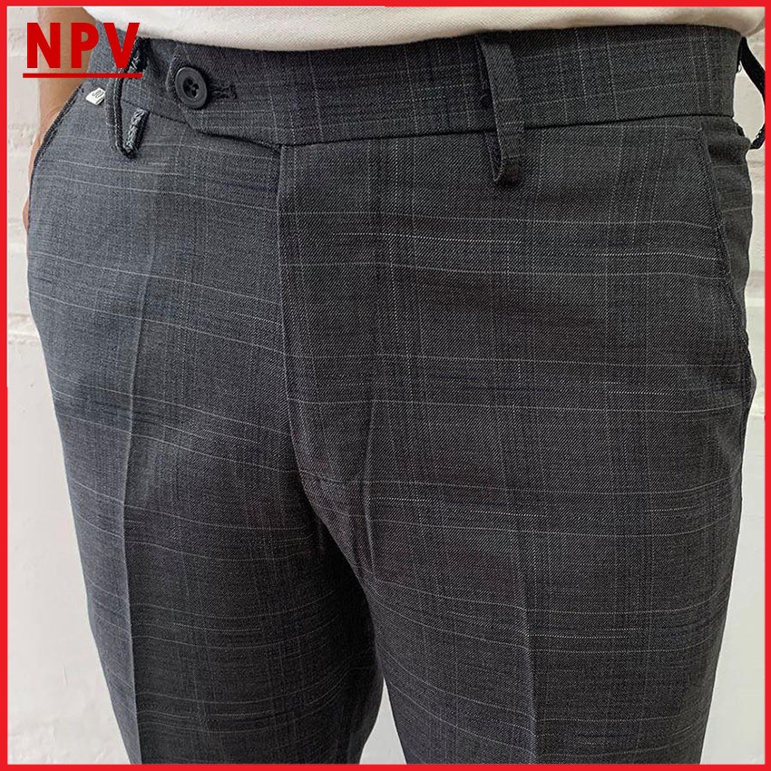 Quần âu nam kẻ sọc chất vải cotton cao cấp, quần tây chuẩn thiết kế hàn quốc, cực tôn dáng, lịch sự, trẻ trung | BigBuy360 - bigbuy360.vn