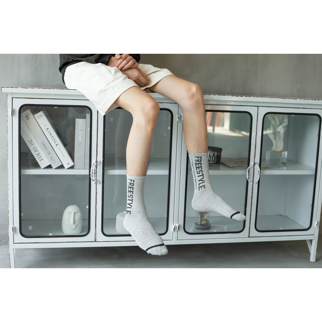 Tất Cao Cổ Chữ FREESTYLE CRUSH -  Vớ Cao Cổ Chữ THINKING