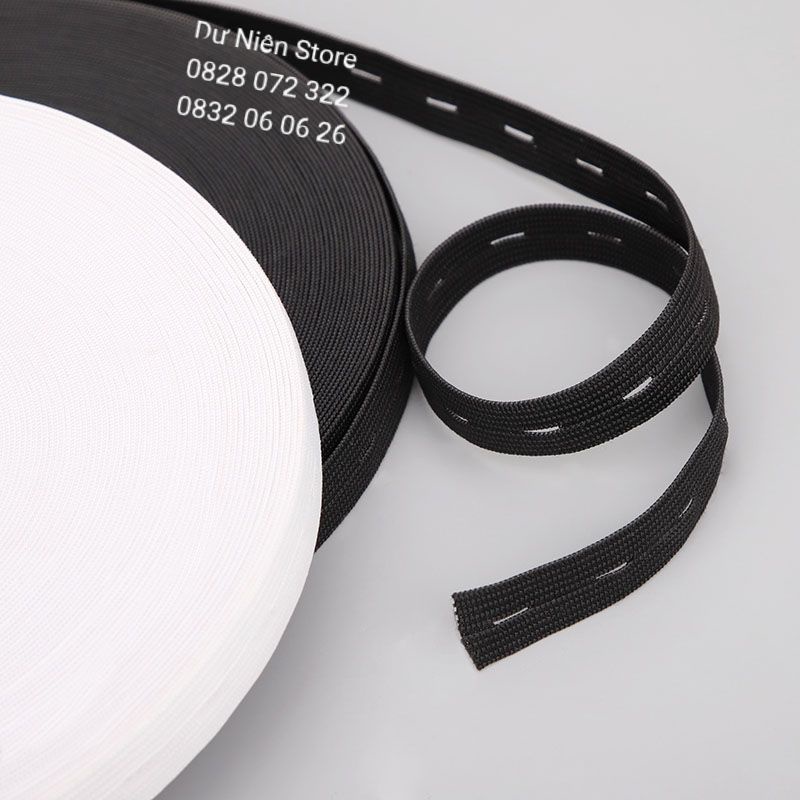 5m Thun Bản 2cm Có Lỗ May Quần Cho Em Bé, Bà Bầu.