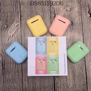 Tai Nghe Bluetooth i12 CHÍNH HÃNG Cảm Ứng Nhỏ Gọn Đủ Màu Nghe Nhạc Cực hay, Inpod 12