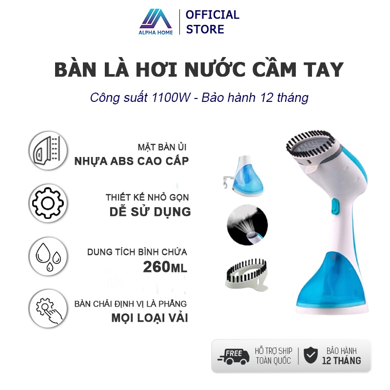 Bàn là hơi nước cầm tay [Sẵn Hàng] bàn ủi hơi nước mini,hơi nước mạnh, nhỏ gọn khi mang đi du lịch