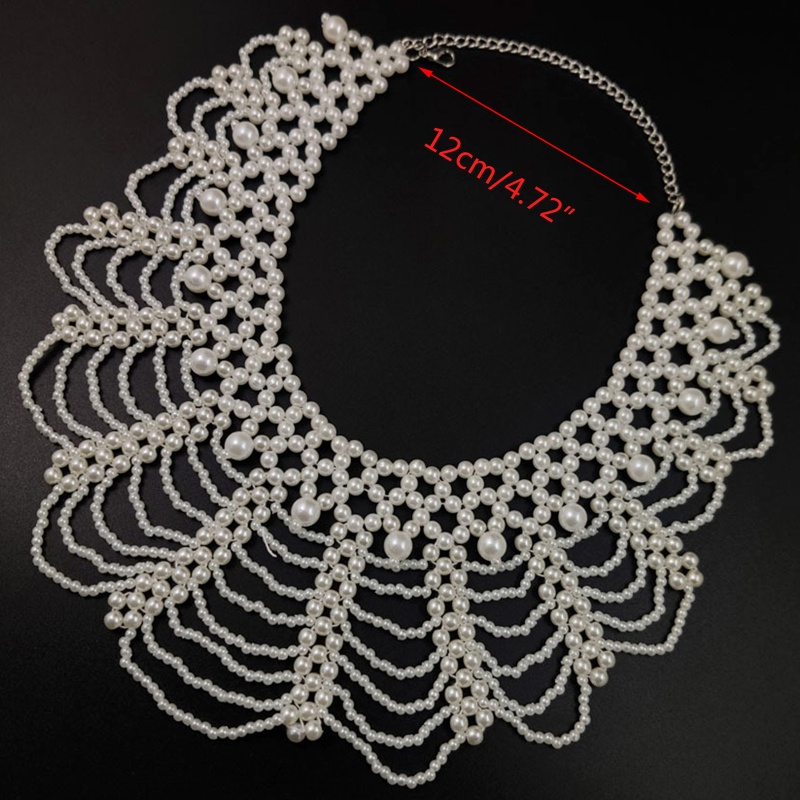 Vòng Cổ YOIOI Chuỗi Hạt Ngọc Trai Giả Hình Cánh Hoa Trang Sức Dicky Cho Nữ