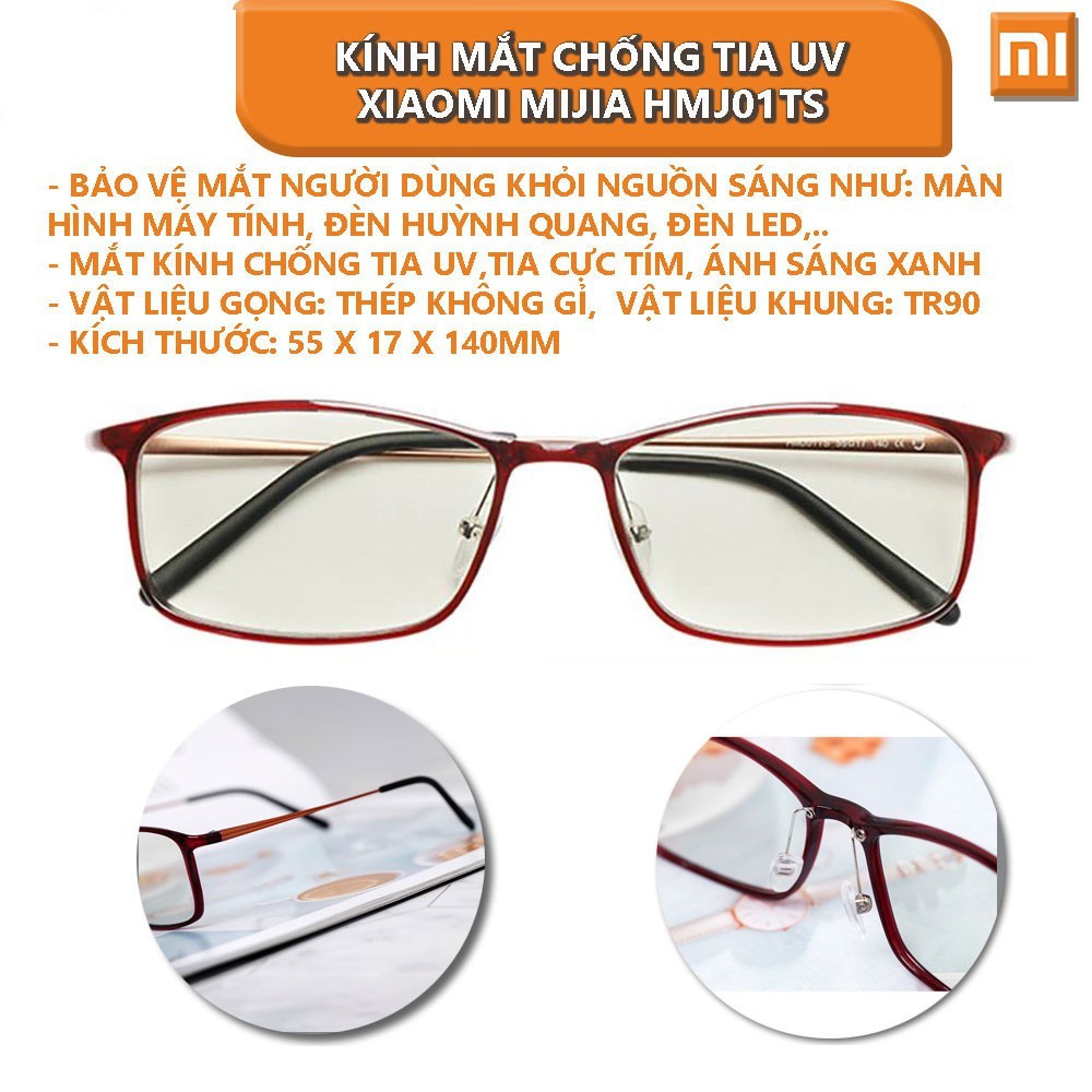 Mắt kính chống tia UV Xiaomi HMJ01TS