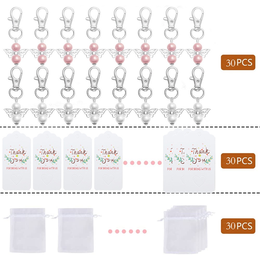 Set 30 Móc Khóa Thiên Thần Vệ Binh Cho Phòng Khách / Tiệc Cưới / Giáng Sinh