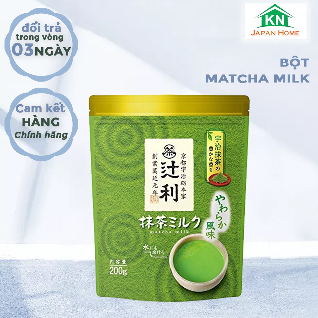 Bột trà sữa Matcha Milk Kataoka Nhật Bản thanh lọc cơ thể 200g