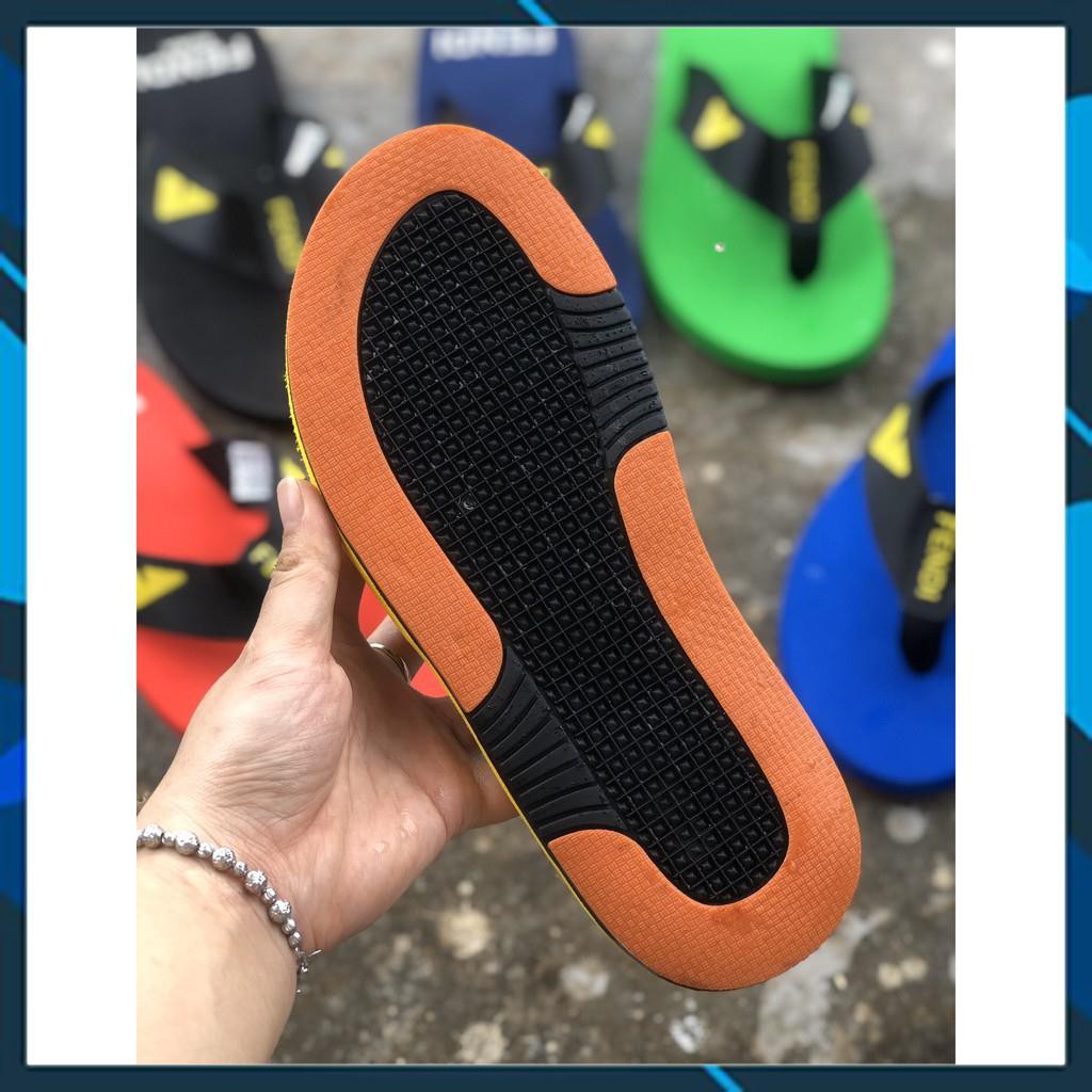 Dép Kẹp Xỏ ngón Mắt Cáo Đế đúc Xanh Dương [Ảnh Thật + Hộp]