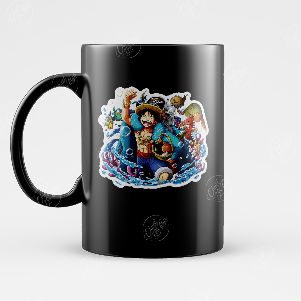 Bộ 25/50/100/150 sticker decal hình dán chống nước ONE PIECE Monkey D. Luffy Đảo Hải Tặc Mũ Rơm