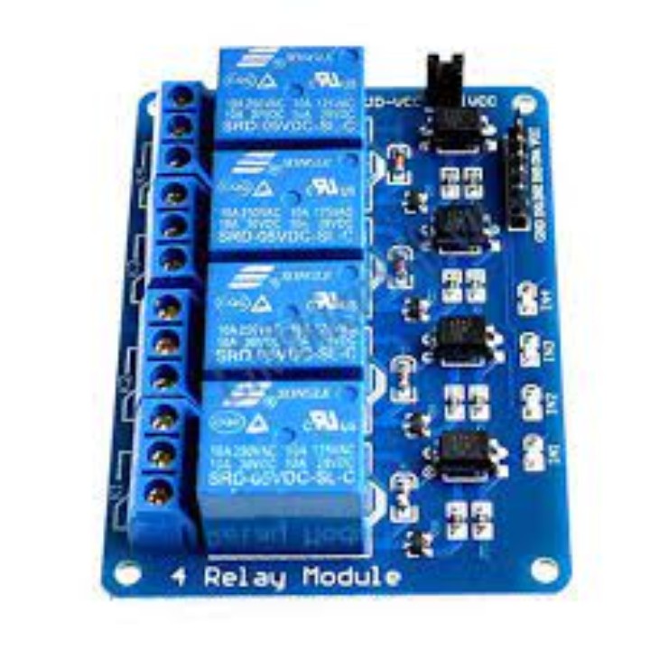 MODULE RELAY 4 KÊNH 5V-220VAC/10A