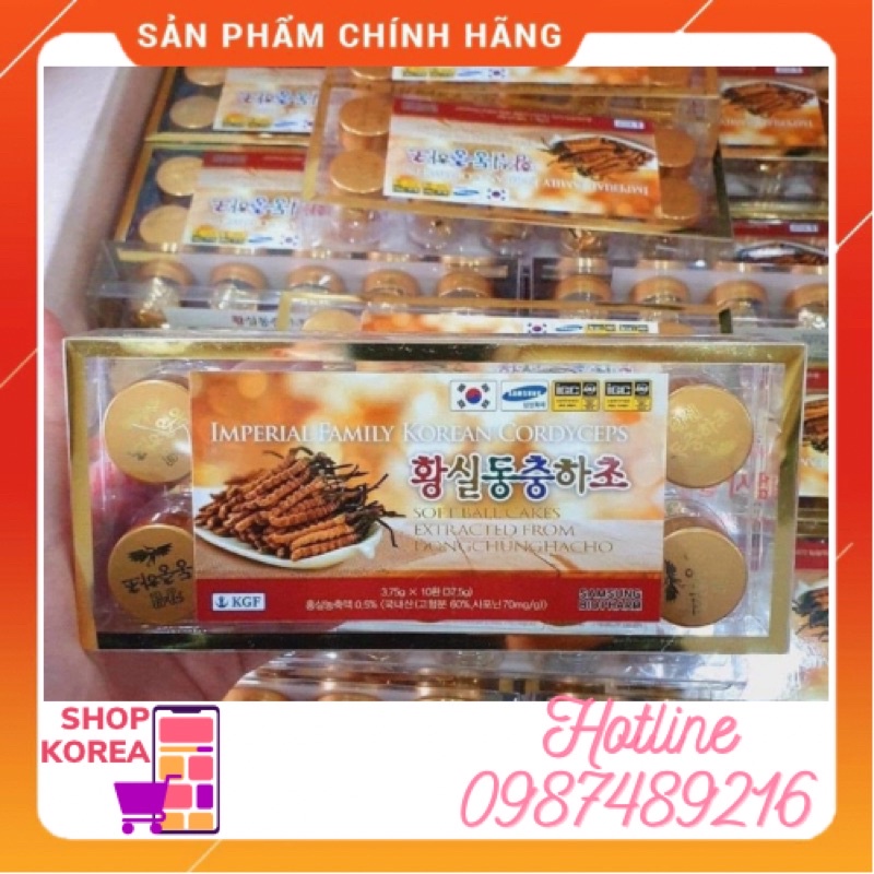 Đông Trùng Hạ thảo Hộp Nhựa 10 Viên