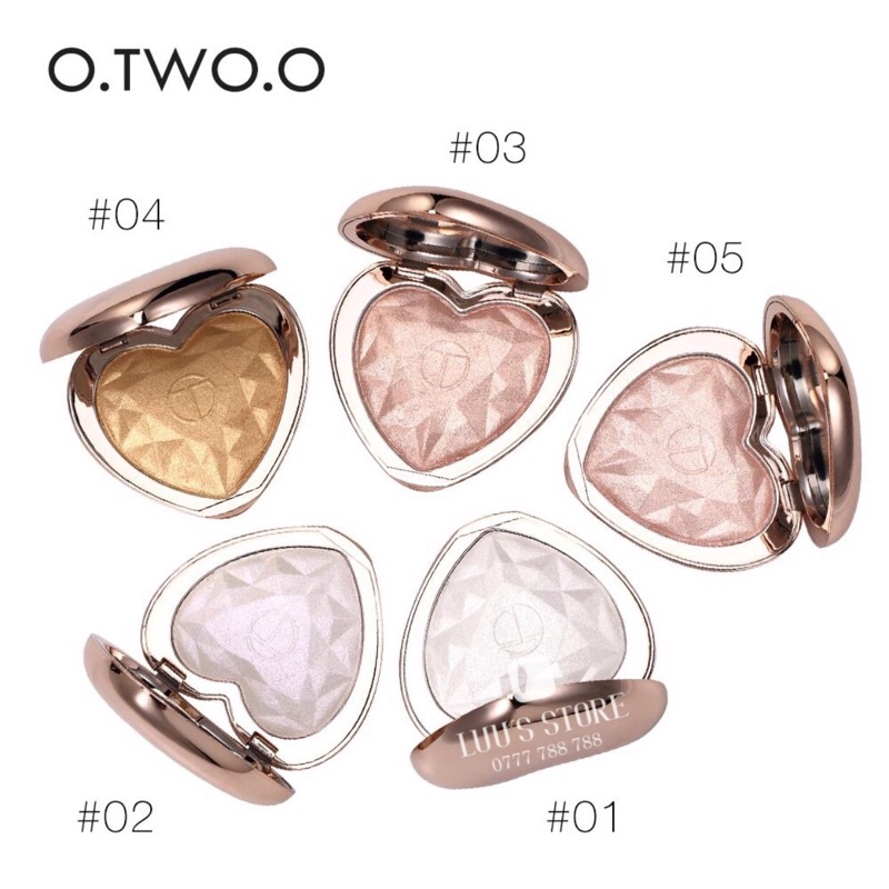 Phấn nén bắt sáng highlight O.Two.O Trái Tim | BigBuy360 - bigbuy360.vn