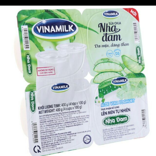 Lốc sữa chua nha đam Vinamilk 100g (combo)