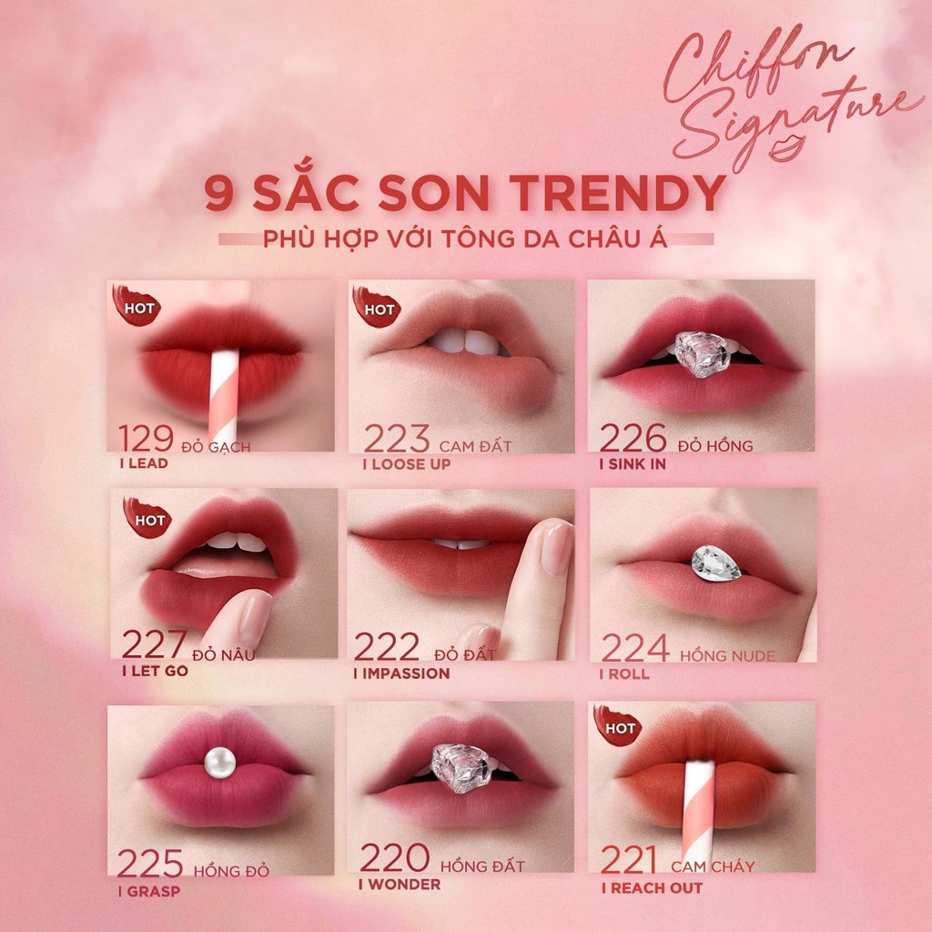 Son Kem Lì Nhẹ Môi, Lên Màu Chuẩn L'Oreal Paris Signature Matte Liquid Lipstick 7ml.