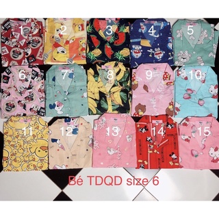 Đồ bộ pijama bé trai- bé gái 15-32kg
