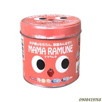 Kẹo cho trẻ biếng ăn Mama Ramune 200 viên
