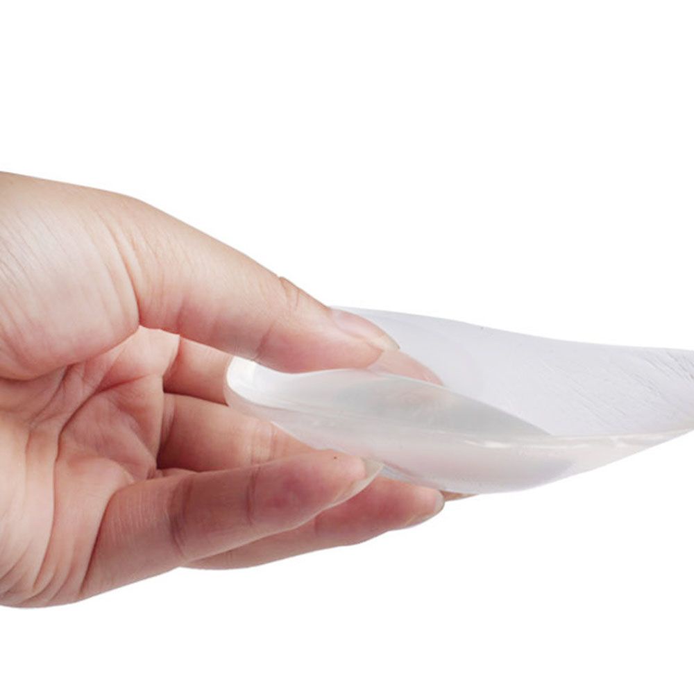 1 Cặp miếng đệm ngực tam giác bằng silicon 2 màu chất lượng cao cho nữ