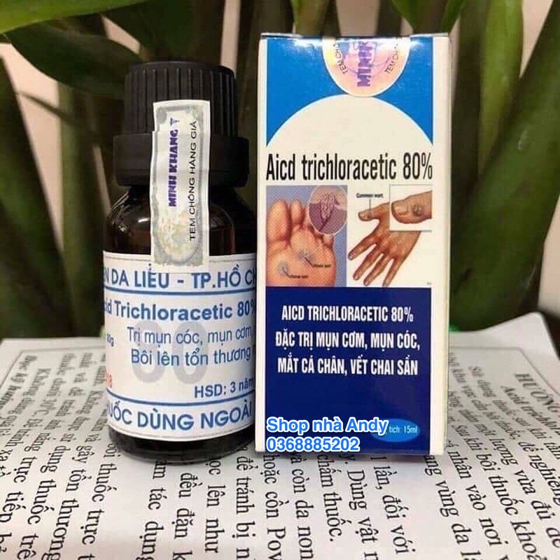 A.c.i.d Trichloraceatic 80% Mụn Cóc- Mụn Cơm- Mắt Cá Chân- Vết Chai Sần