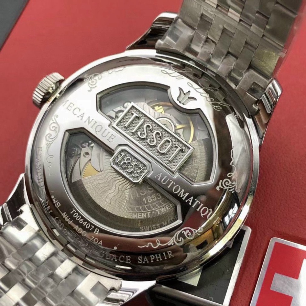 [Máy cơ automatic] Đồng hồ Tissot Nam 1853 mặt đen, kính shapphire. | BigBuy360 - bigbuy360.vn