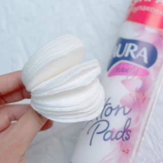 Bông tẩy trang Aura Beauty Cotton Pads Chính Hãng 150 miếng | BigBuy360 - bigbuy360.vn
