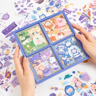 Set 10 tấm sticker Magic Animal dễ thương