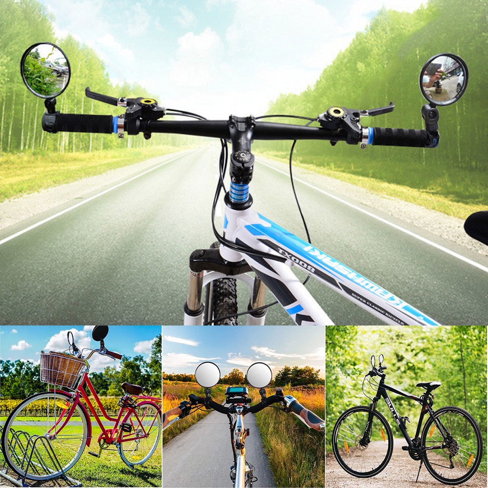 MUVAKO 1 Gương Chiếu Hậu Gắn Tay Lái Xe Đạp Có Thể Điều Chỉnh Tiện Dụng