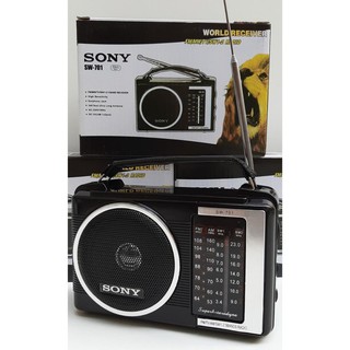 Đài sony Radio FM, AM ,SW 701 ( bảo hành 3 tháng) âm thanh rõ ràng,bắt sóng tốt hàng chất lượng