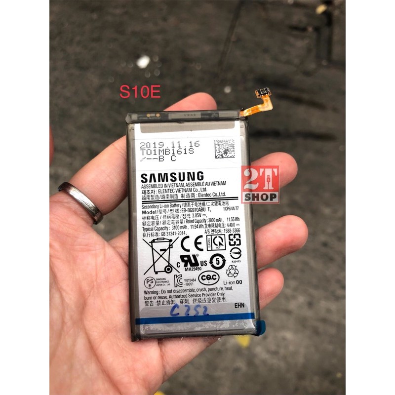 PIN GALAXY S10E CHÍNH HÃNG, DUNG LƯỢNG 3100MAH, EB-BG970ABU