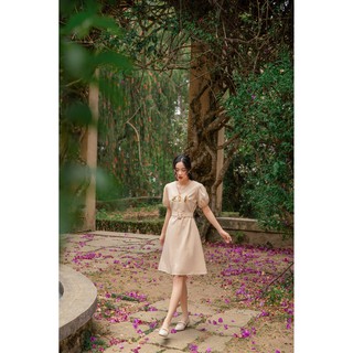 OLV - Đầm Tan Belted Dress