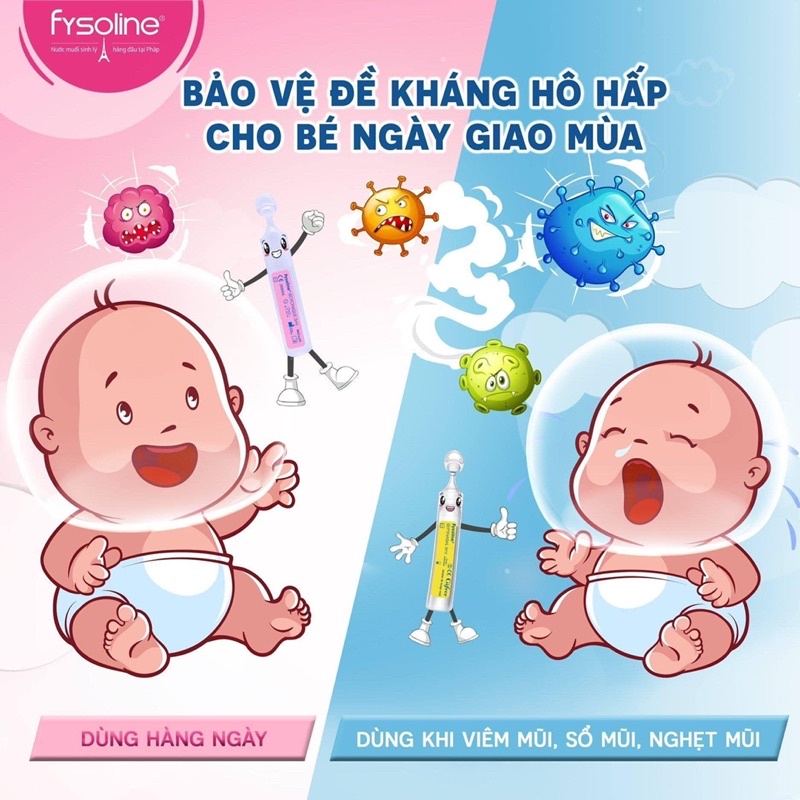 HSD 2023 | Nước muối sinh lý Physiodose / Gifrer (Pháp)