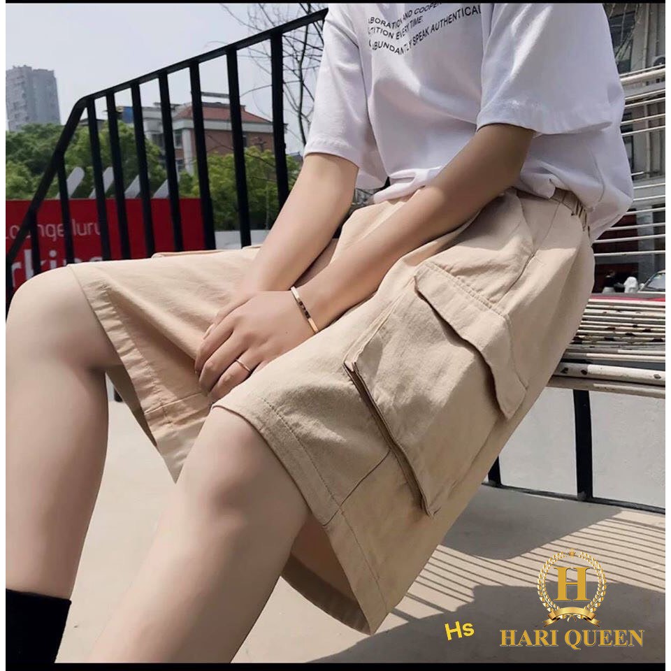 Quần kaki lửng túi hộp HSU0420 | BigBuy360 - bigbuy360.vn