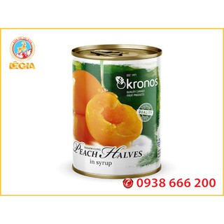 Đào ngâm Kronos 820 gram