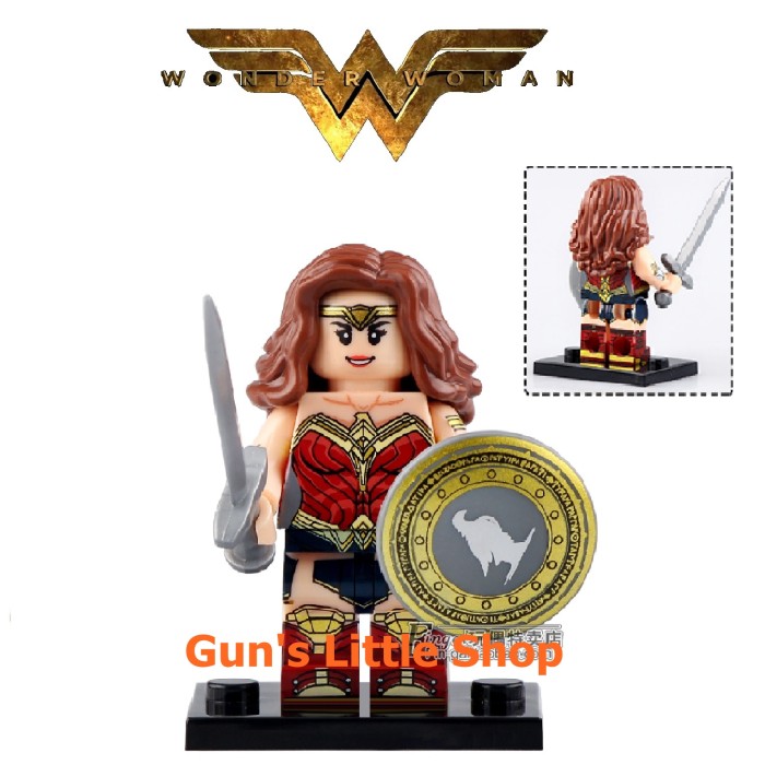 Mô Hình Lego Nhân Vật Wonder Woman Medusa Phiên Bản Giới Hạn Không Hộp 2017