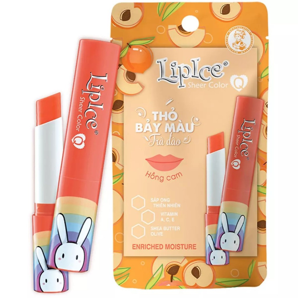 Son Lipice Sheer Color Q 2.4g - Thỏ bảy màu