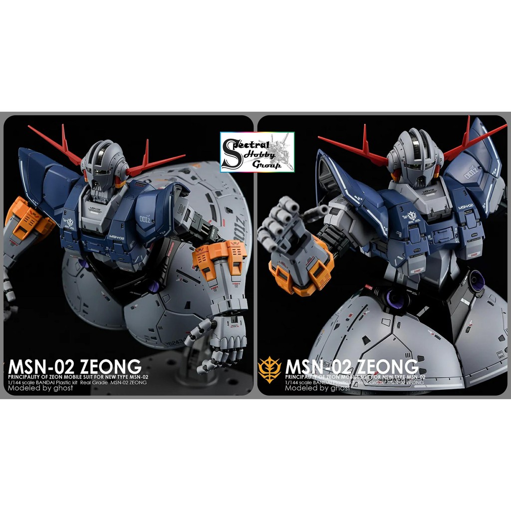 Decal nước dán mô hình RG 1/144 Zeong MSN-02 EVO UV các loại - Water sticker