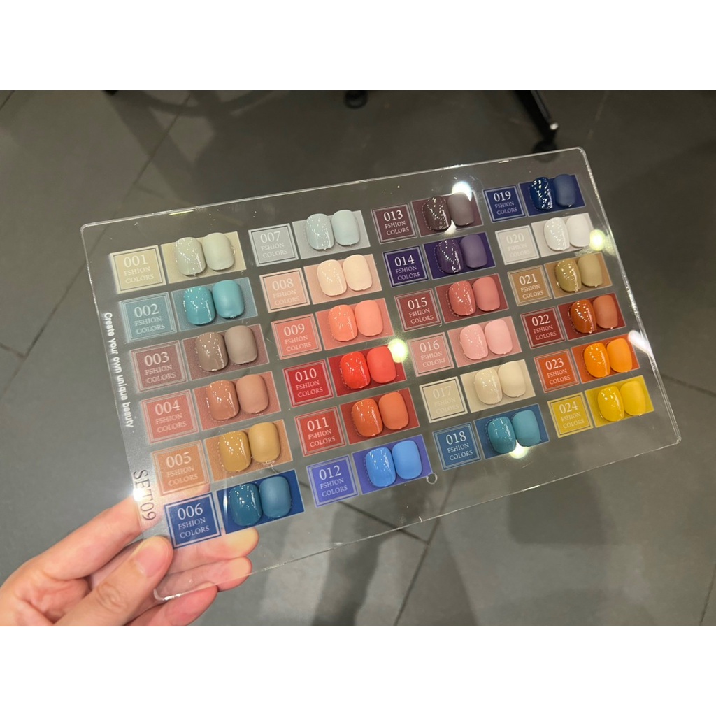 Set sơn gel TAO 24 màu Set 09 ( TẶNG BẢNG MÀU ) Full Hộp - manh219