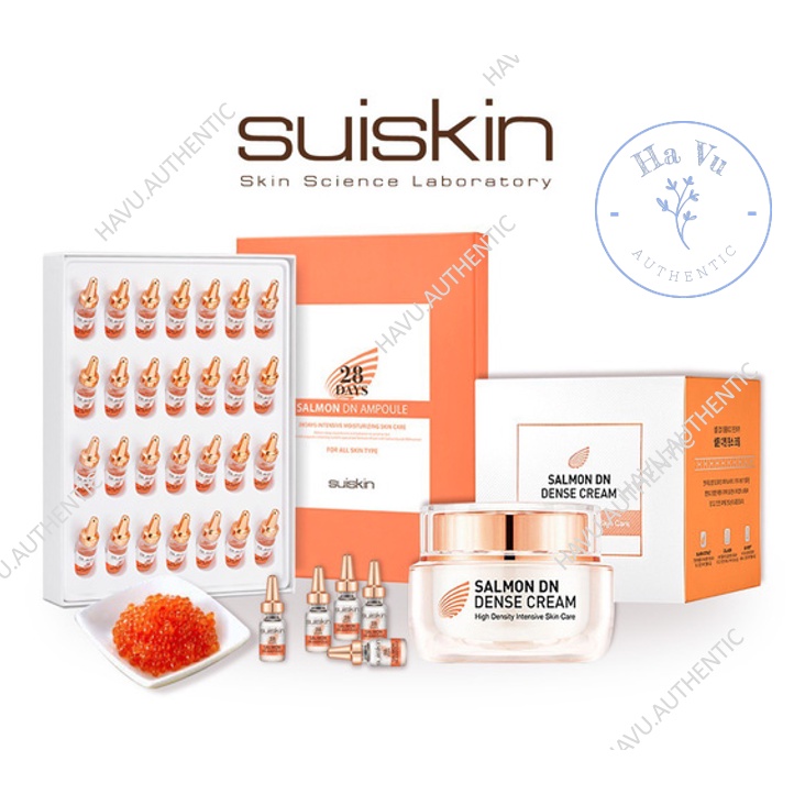 [Hạ Vũ Authentic] Tế Bào Gốc Suiskin DNA Cá Hồi 28day Salmon DN Ampoule Chính Hãng Hàn Quốc