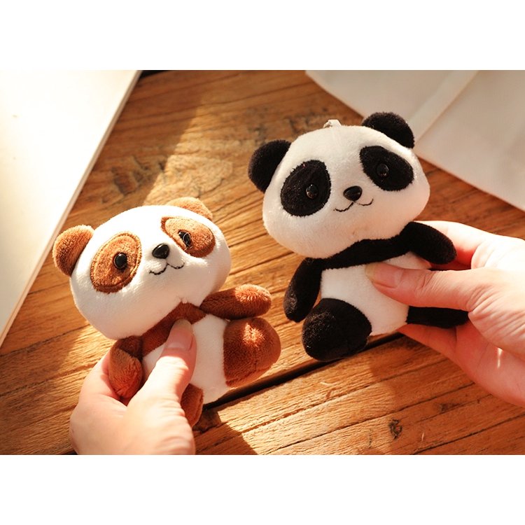 Móc Khóa Gấu Trúc Nhồi Bông Dễ Thương 10CM