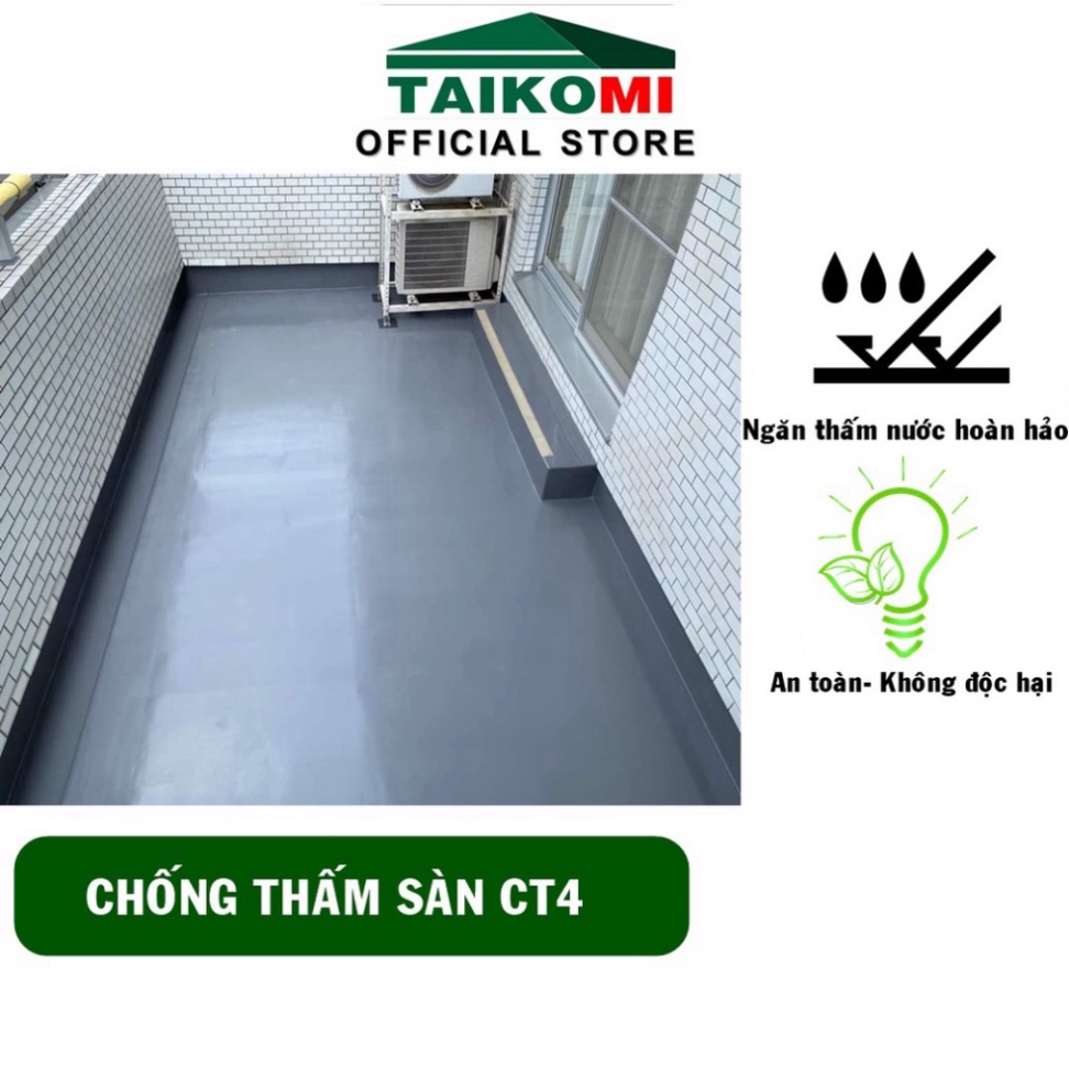 TAIKO NITTON PLUS - Ngăn thấm nước cho bề mặt bê tông, xi măng cát, thích hợp chống thấm sàn mái, bể nước