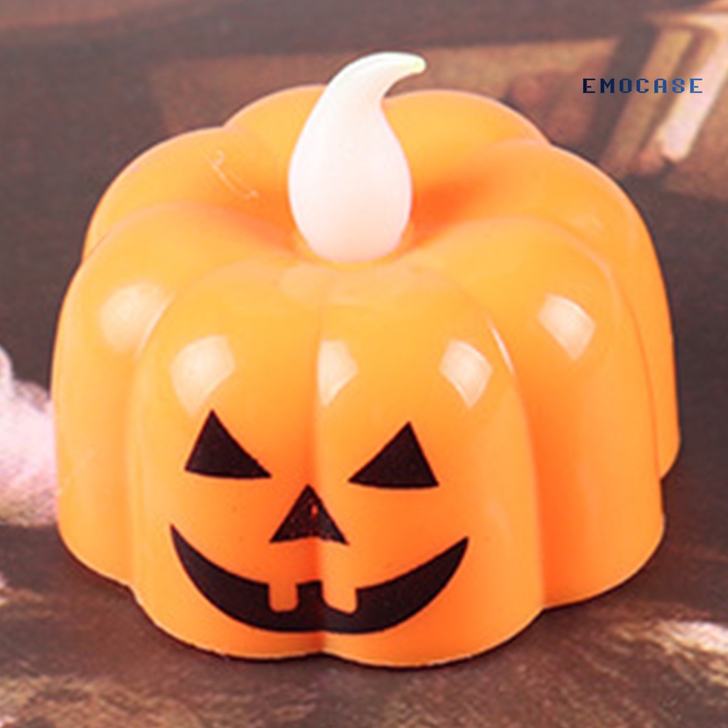 Đèn LED Hình Quả Bí Ngô Bằng Nhựa Thân Thiện Với Môi Trường Trang Trí Nhà Cửa