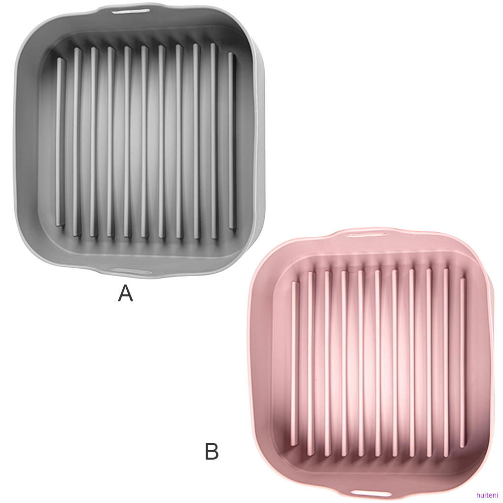 Khay Chịu Nhiệt Bằng Silicone Dùng Để Làm Bánh Nướng Thịt Cho Máy Chiên Không Dầu