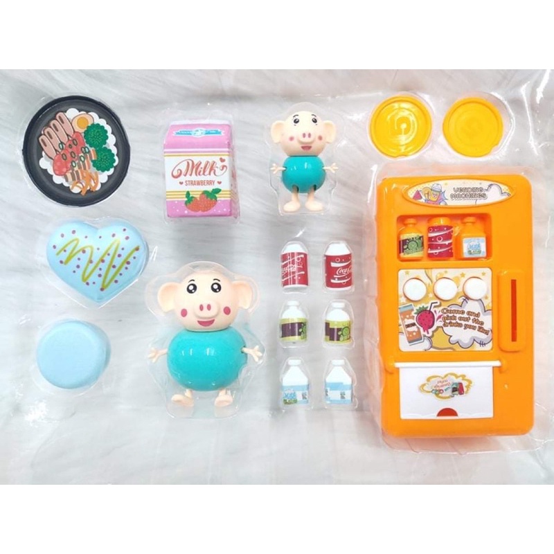 Bộ Đồ Chơi Máy Bán Nước Tự Động Heo Con Peppa