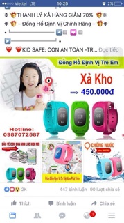 Đồng hồ định vị trẻ em