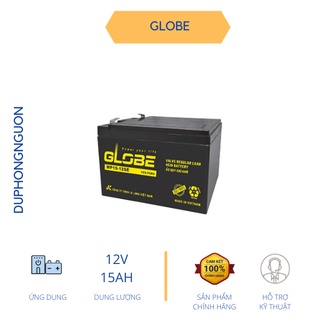 💥ẮC QUY KÍN KHÍ (VRLA AGM) GLOBE 12V-15Ah, WP15-12SE