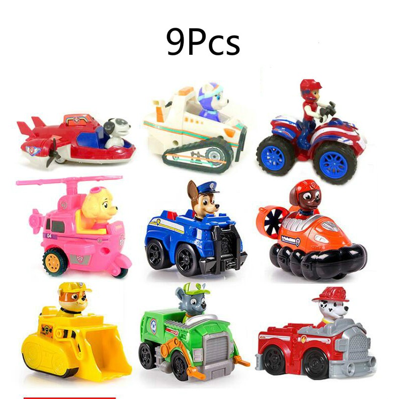 Bộ 9 nhân vật chó cứu hộ Paw Patrol chạy trớn G9/A11/999/666